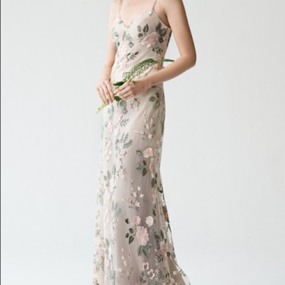 Jenny Yoo Julianna Embroidered Gown